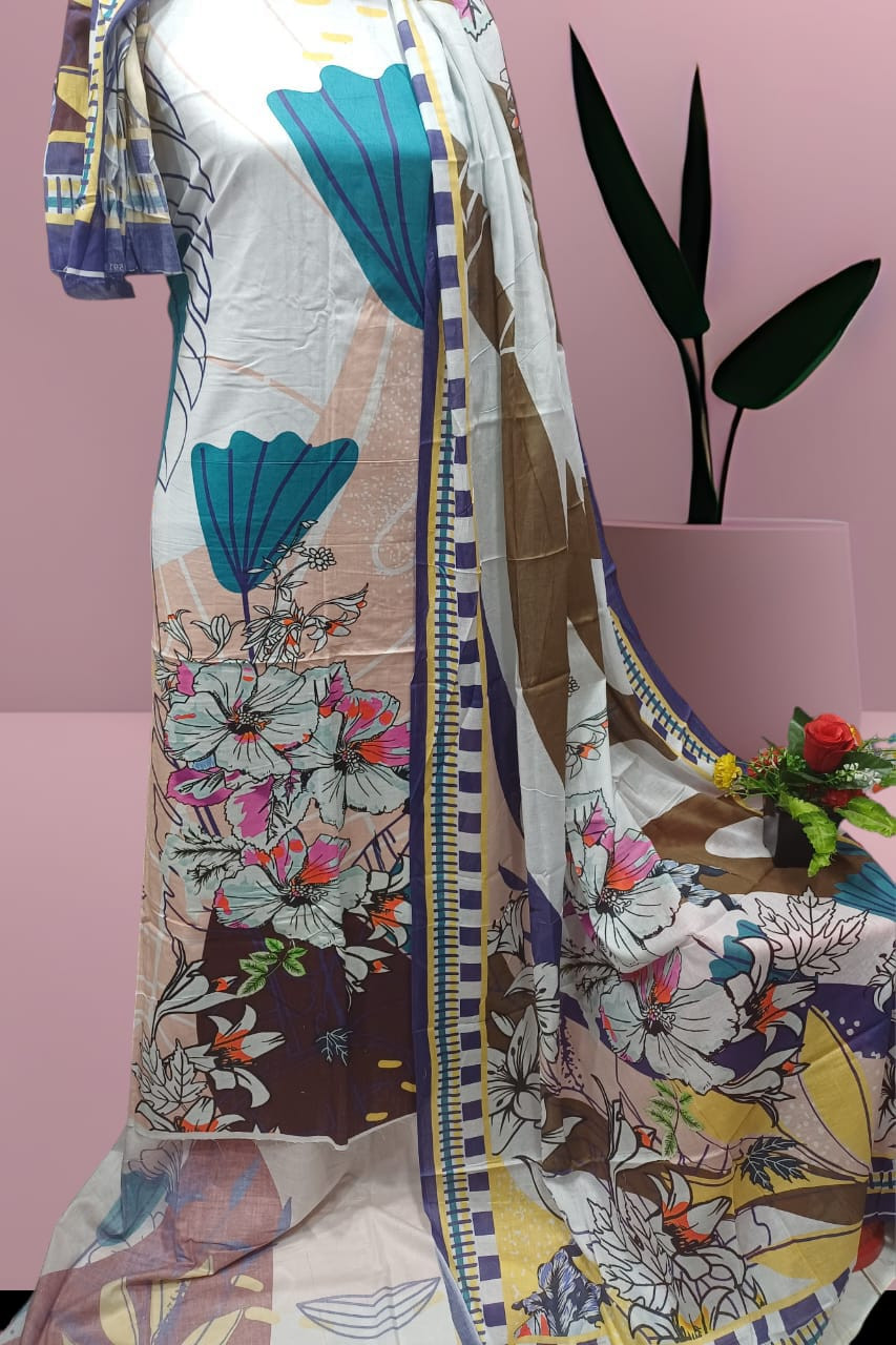 Digital Print Lone Three Piece